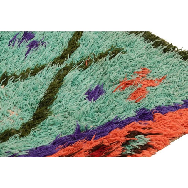 Rug & Kilim Vintage Moroccan Runner With Polychromatic Geometric Patterns, From Rug & Kilim For Sale - Image 4 of 7