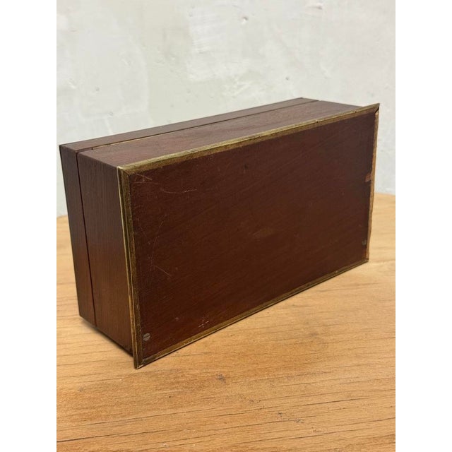 Wood Antique Jewelry Box, 1920 For Sale - Image 7 of 9