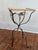 1970s Hollywood Regency Gilt Metal Ivy Leaf Plant Stand Side Table For Sale In New York - Image 6 of 12