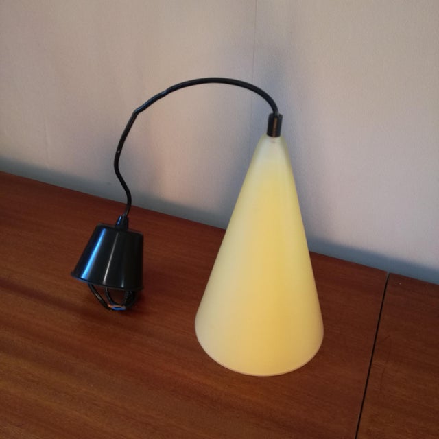Conical Glass Pendant Light from SCE, France, 1980s For Sale - Image 11 of 11