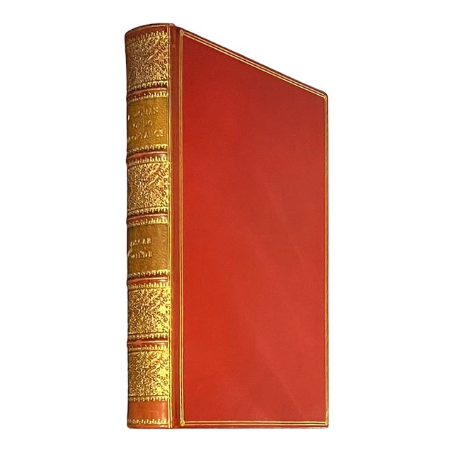 Fine Red Leather Binding - A Woman of No Importance - A Play by Oscar Wilde, London 1908 For Sale