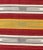 Mid 20th Century Mid 20th Century Vintage Turkish Kilim Runner With Stripes in Red Green Yellow Ivory and Gray For Sale - Image 4 of 8