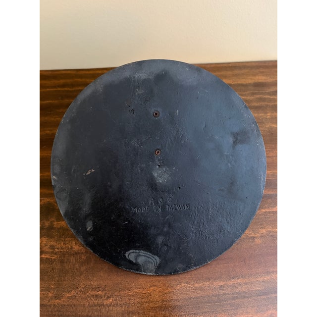 Metal Vintage English Country Iron Garden Sundial "Grow Old Along With Me" For Sale - Image 7 of 7