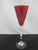 Early 21st Century Waterford Crystal 12 Days of Christmas 10 Lords Leaping Crimson Champagne Flute For Sale - Image 5 of 9