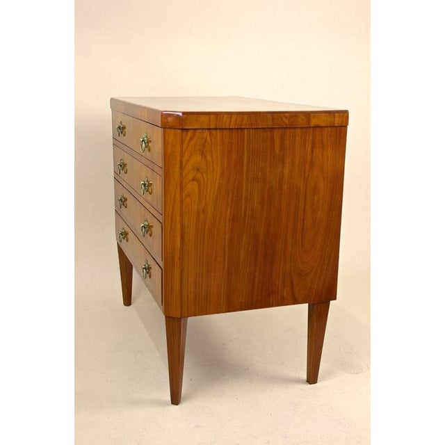 Austrian Biedermeier Cherrywood Chest of Drawers, 1830s For Sale - Image 11 of 15