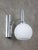 Vintage Italian Chrome and Opaline Wall Lamp, 1970s For Sale - Image 3 of 8