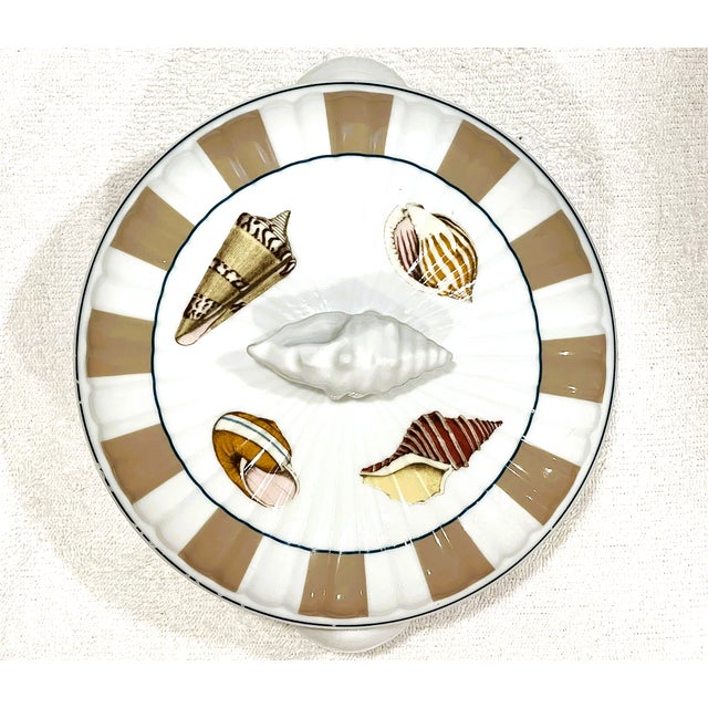 White Vintage Antigua Casserole or Serving Dishes by Shafford - 3 Pieces For Sale - Image 8 of 12