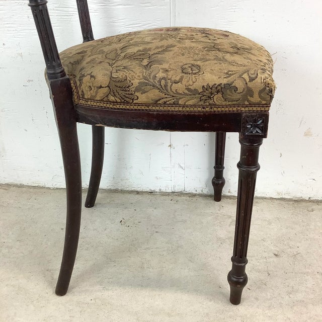 Small Antique Napoleon III Style Side Chair For Sale - Image 11 of 12