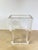 Vintage Guzzini Lucite Block Vase, Italian Space Age, Signed For Sale In Seattle - Image 6 of 12
