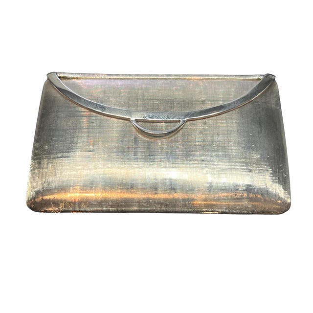 Late 20th Century Tiffany & Co Estate Rare Compact Mirror Sterling Silver 86 Grams For Sale In New York - Image 6 of 18