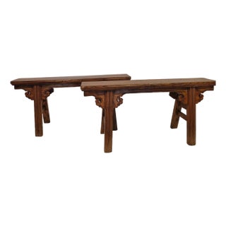 Pair of 19th Century Spring Benches For Sale