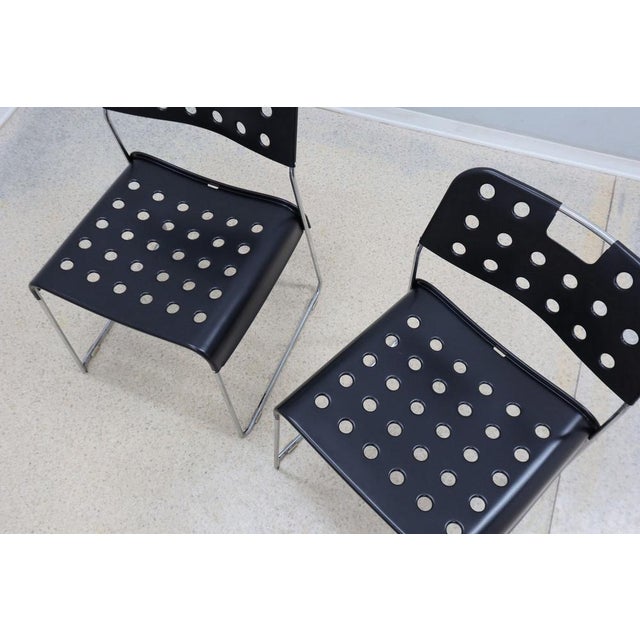 Omstak Chairs in Metal by Rodney Kinsman for Bieffeplast, 1970s, Set of 6 For Sale - Image 17 of 17