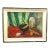Mid Century Modern Still Life Framed Original Oil Painting For Sale