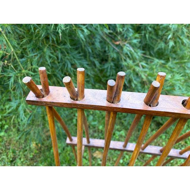 Vintage Wood Plate Rack For Sale - Image 16 of 17
