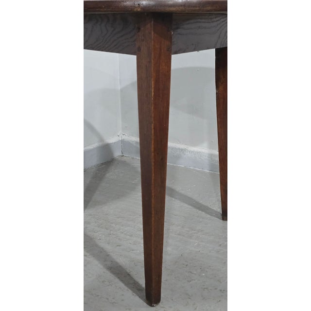 Antique Georgian Oak Cricket Table, 1790 For Sale - Image 3 of 10