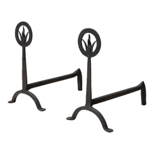 Early 20th Century Pair of Arts & Crafts Andirons