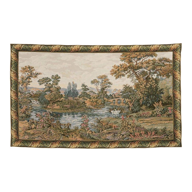 Lakeside Loom Woven Tapestry - 110 X 150 Cm (3'7" X 4'11") - Requires Rod Size 4 For Sale