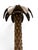Metal Vintage Hollywood Regency Solid Brass Palm Tree Candlesticks – A Pair For Sale - Image 7 of 8