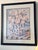 Art Deco Vintage Jerianne Van Dijk Oversized Framed Floral Lithograph – Pink Tulips in Delft Pitcher For Sale - Image 3 of 16