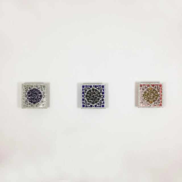 Concrete & Glass Wall Lights, 1970s, Set of 3 For Sale - Image 4 of 18