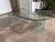 Mid-Century Modern Mid Century Post Modern Italian Waterfall Glass Coffee Table For Sale - Image 3 of 12