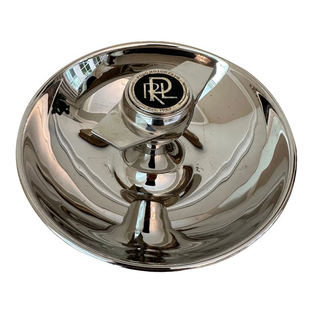 dai Polo by Ralph Lauren レザー フットボール Vintage Ralph Lauren Silver Bowl Polo Motor Club Est 1967