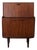 Mid-Century Modern Walnut and Teak Secretaire For Sale