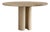 Roman Dining Table II in Classico Alabastrino Travertine by Paloma Editions For Sale