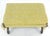 Textile Regency Revival Style X Shape Base Upholstertred Bench From c1970s For Sale - Image 7 of 14