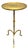 Late 20th Century Hand-Forged Gilded Iron Martini Drink Table in the Style of Visual Comfort For Sale