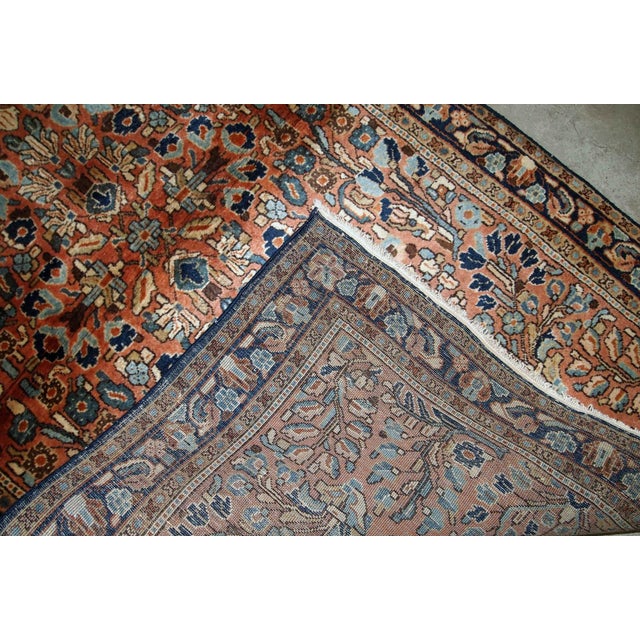 1920s, Handmade Antique Persian Sarouk Rug 3.4' X 5.4' For Sale In New York - Image 6 of 7