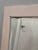 Antique Raised-Panel Farmhouse Mirror — Chippy Greige Paint, Beveled Glass, Heavy Solid Wood For Sale - Image 4 of 6