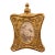 Vintage CBK Ltd. Ornate Gold Baroque Style 4x6 Tabletop Picture Frame For Sale