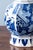 19th Century Dutch Double Gourd Chinoiserie Vase Lamp For Sale - Image 9 of 12