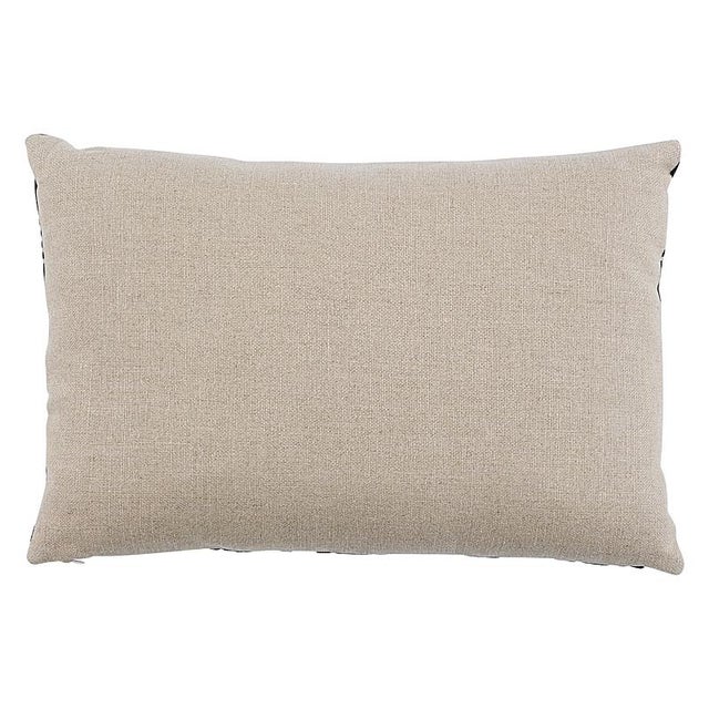 This pillow features Pavone Velvet with a knife edge finish. A host of sources, from Peruvian weavings to Ukranian...