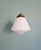 Art Deco Conical Pendant Light in White Opaline Glass, 1920s For Sale - Image 11 of 11