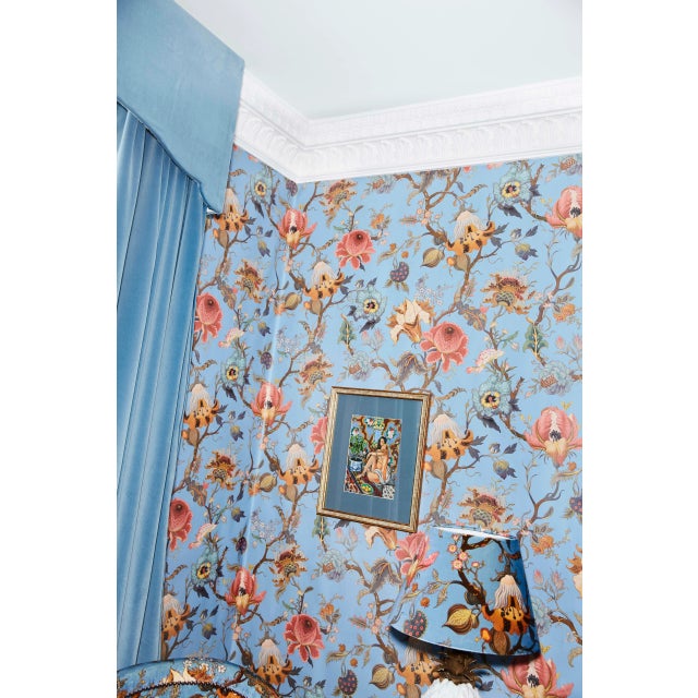 House of Hackney's now iconic 'Artemis' print has been updated for the new season in a vivid shade of azure-blue....