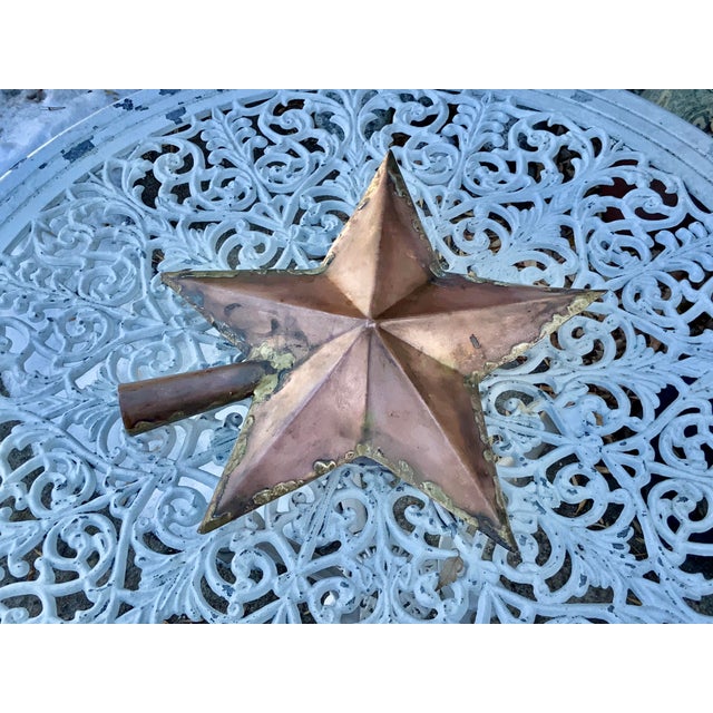 Arts & Crafts Vintage Christmas Tree Topper For Sale - Image 3 of 3