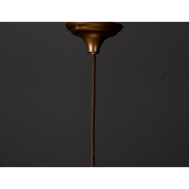 Ceiling Pendant Light with Frosted Glass by Art & Licht, 1980s For Sale - Image 9 of 14