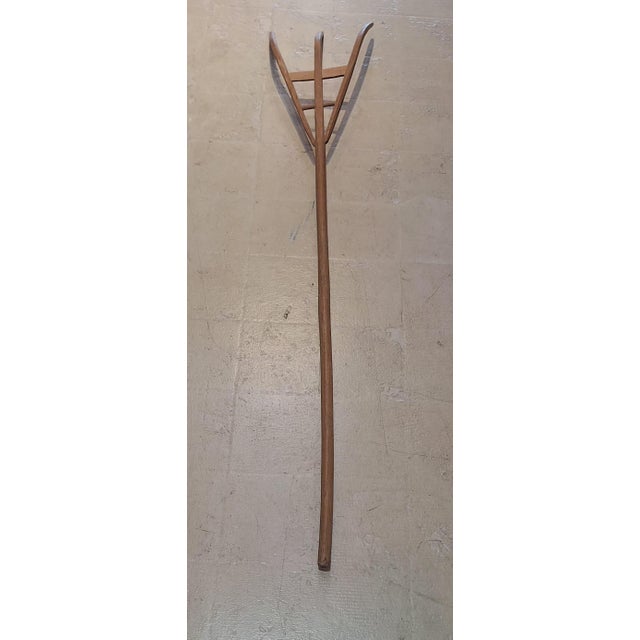 Farmhouse Hand-Carved Solid Wood With a Naturally Developed Patina, Showcasing Traditional Pegged Joinery.” For Sale - Image 3 of 5