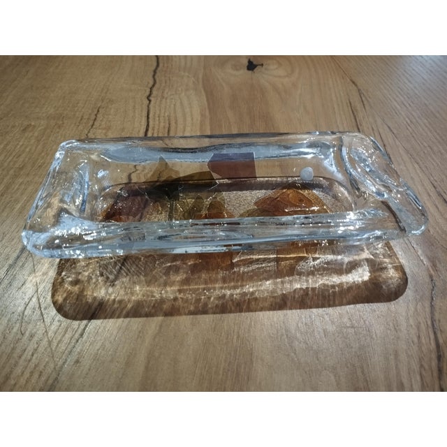 Green Vintage Glass Flat Tray from La Murrina, 1980s For Sale - Image 8 of 13