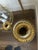 1990s Vintage Brass, Bombay Company, Tall Floor Candle Holders For Sale - Image 5 of 8