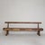 Pine Bench with Backrest, 1950s For Sale - Image 12 of 18