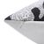 Art Deco Fabdivine Cotton Cushion Cover With Block Print 20x20 Inch Thick Cotton White-Mushak For Sale - Image 3 of 4