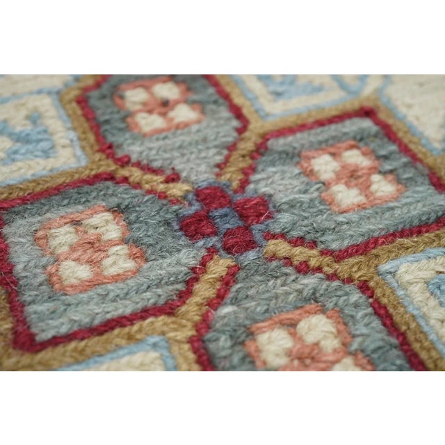 Turkish Sumak Rug 8'11'' X 11'11'' For Sale - Image 9 of 12