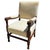 Pair of 1950s Mediterranean Style Carved Walnut Lion Paw Armchairs For Sale - Image 4 of 9