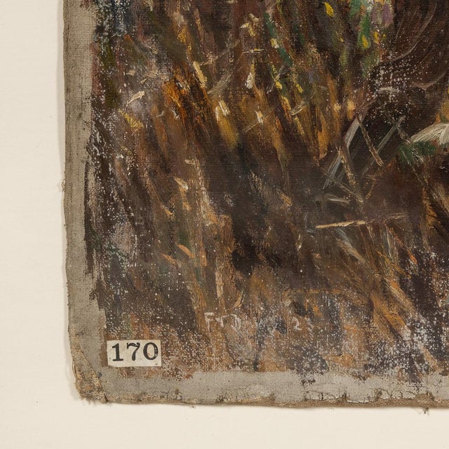 Frederick Thomas Daws, Antique Hunting Scene, Oil on Canvas, 1923, Framed For Sale - Image 10 of 12