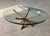 Vintage Coffee Table in Glass by Illum Wikkelsø for Niels Eilersen, 1960s For Sale - Image 10 of 11