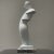 Vintage Modernist Abstract Figurative Plaster Maquette by Tony Trezza (ca. 1960). Plaster figurative sculpture on a wood...