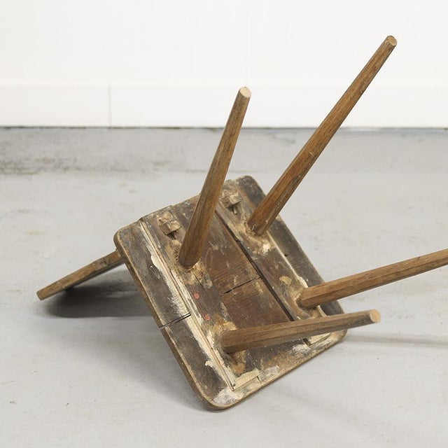 Primitive Folk Art Chair For Sale - Image 5 of 9